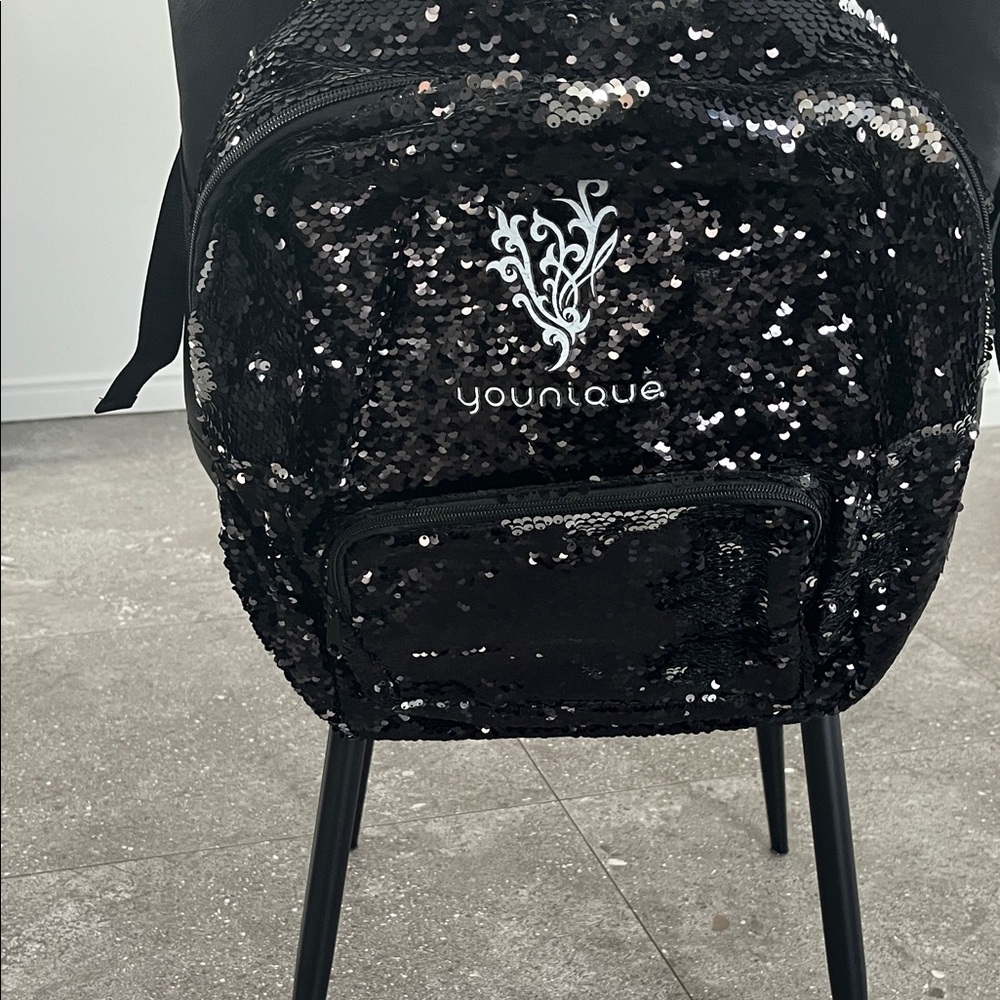 #20.Younique Sparkling Black Backpack